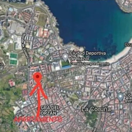 Sky Blue Cerca Playa Riazor A Coruna