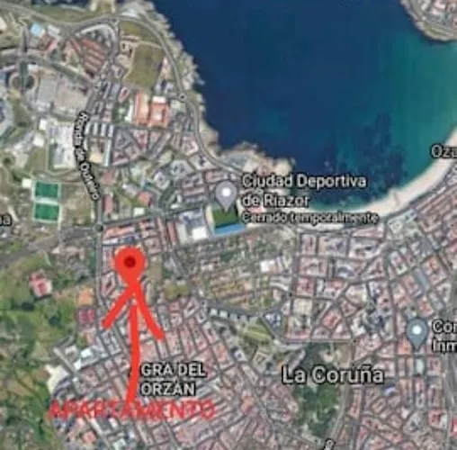 Sky Blue Cerca Playa Riazor A Coruna